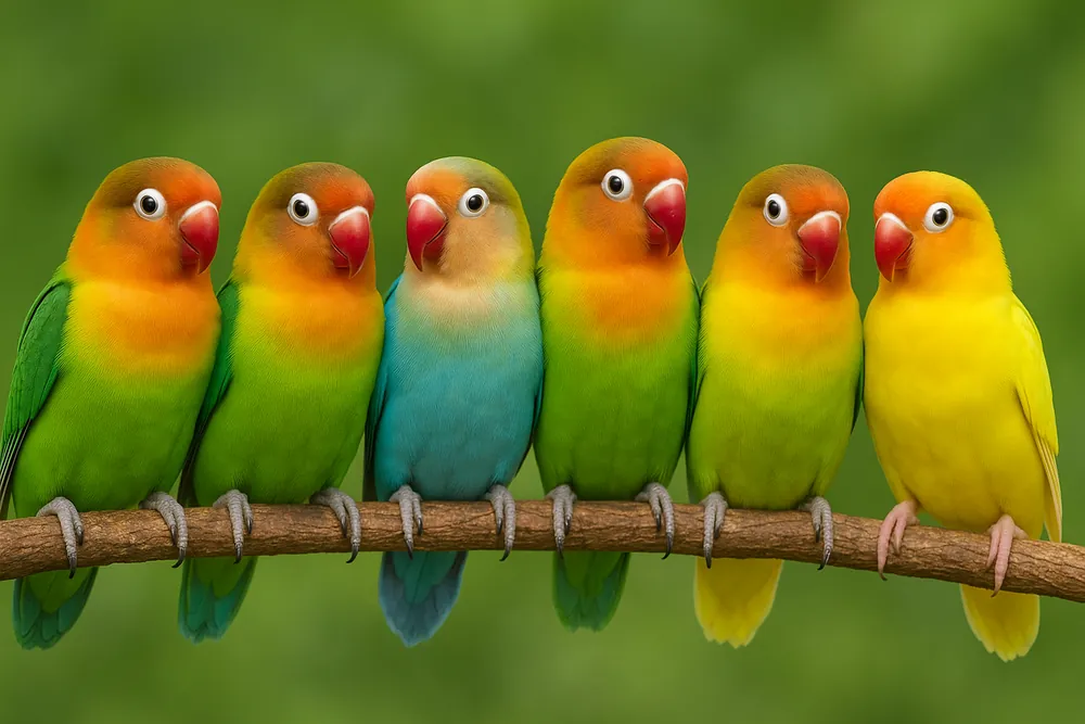 Inseparables (Agapornis fischeri)